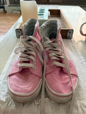 Vans Pink High-Top Sneakers